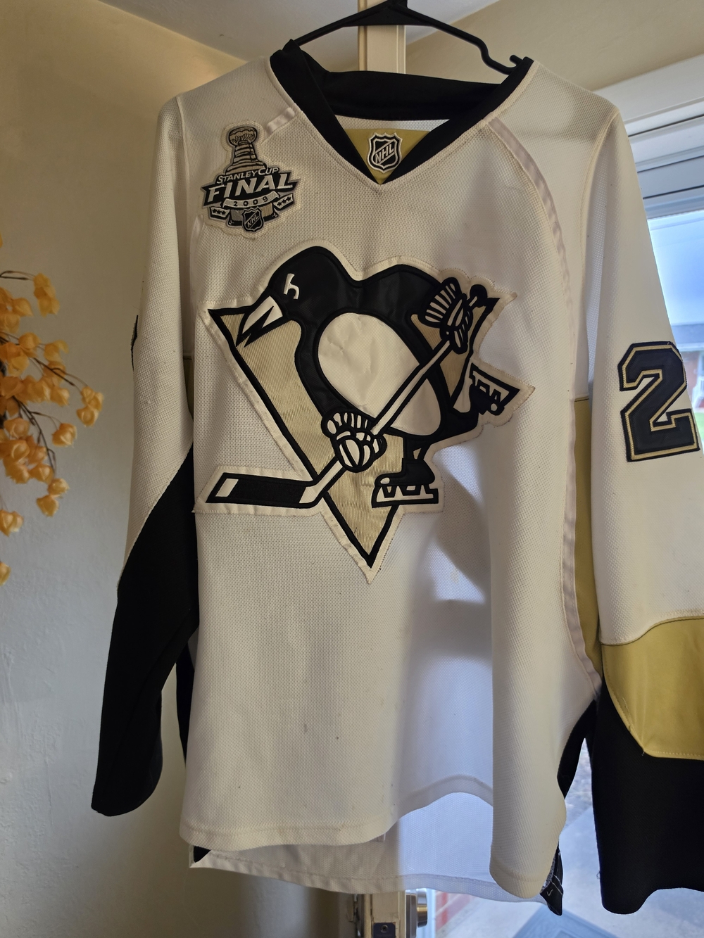 Reebok Pittsburgh Penguins Marc-Andre Fleury Stanley Cup Final Jersey Patch Xl